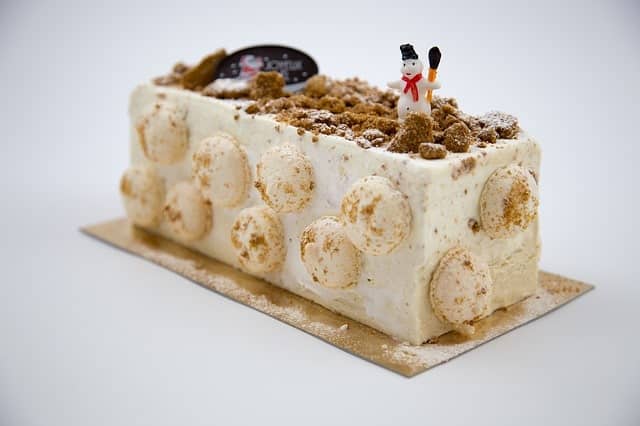 Menu de Noël : bûche glacée